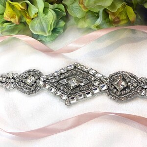 Diamond Bridal Sash, Bridal belt, Beaded Belt, Rhinestone Sash, Wedding Belt, Bridesmaid sash, Wedding Dress Belt, Bridal Belts and Sashes
