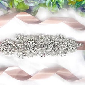 Sworovski Crystal Wedding Belt, Bridal belt, Rhinestone Bridal Belt, Vintage Bridal Belt, Wedding Belt, Wedding Dress Belt, Rhinestone Belt