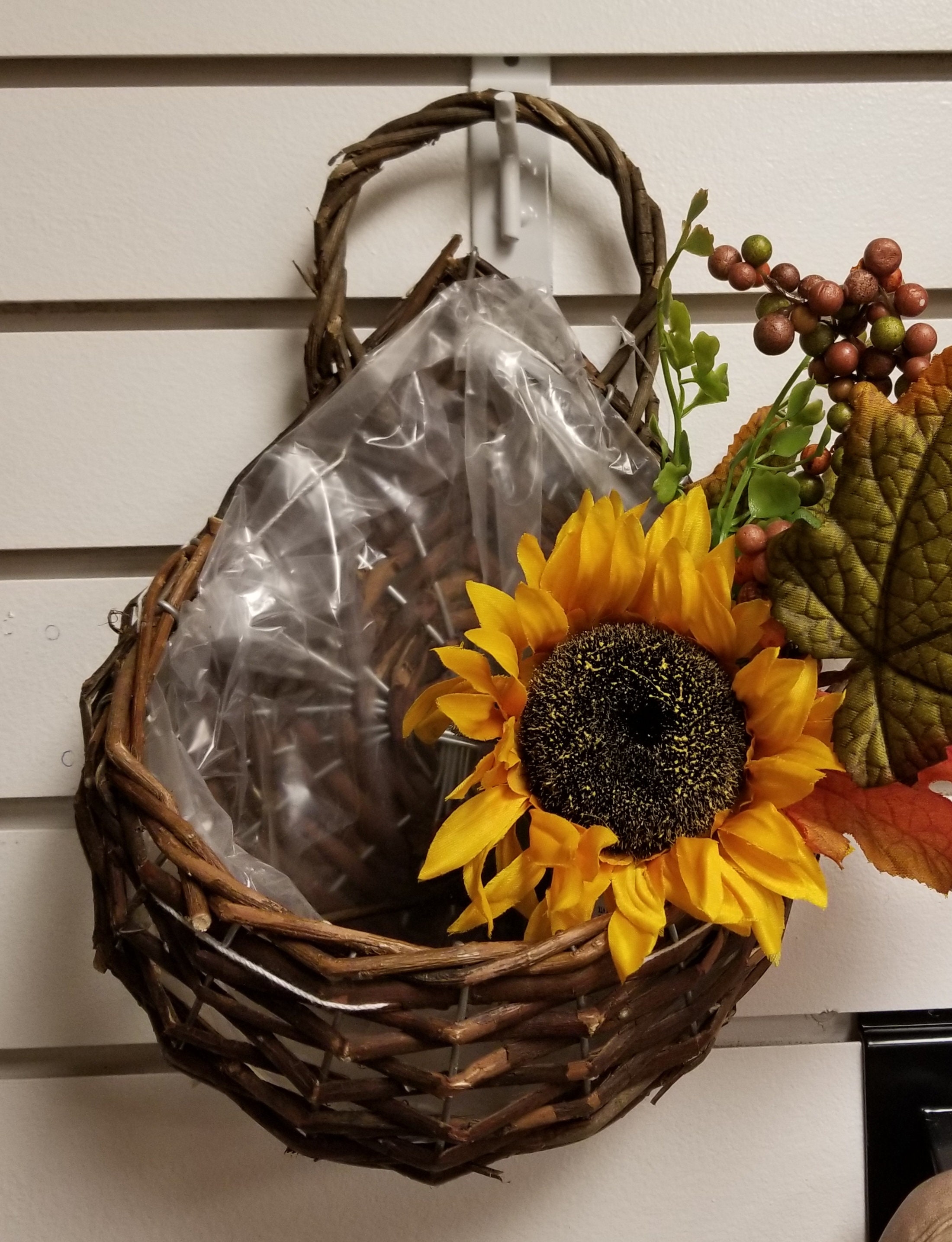 Willow Door Basket /woven Willow Wall Basket/door Basket/wall Etsy UK