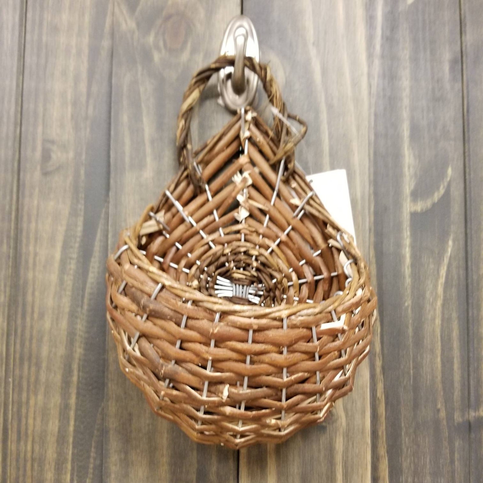 Willow Door Basket /woven Willow Wall Basket/door Basket/wall Etsy