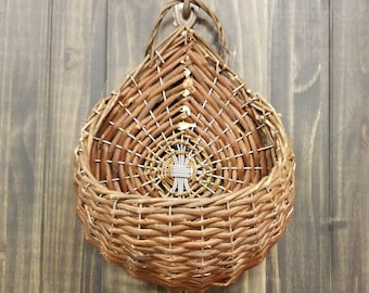 Willow Door Basket /Woven Willow Wall Basket/Door Basket/Wall Basket/Floral Basket/Home Decor/Floral Design/DIY/Craft Supply