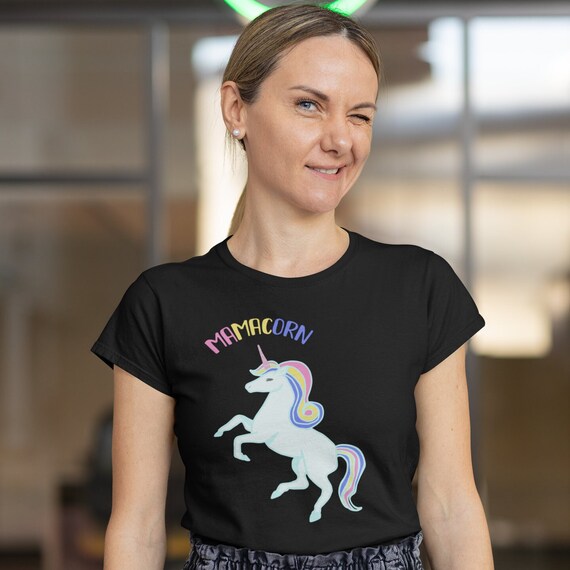 Majestic Mama Unicorn Shirt Birthday 
