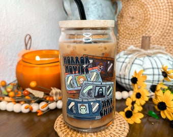 Halloween Horror Nights Cup, Horror Movie Cup, Halloween Party, Halloween Gift, Halloween Movies, Horror Lovers Gift, 16oz and 20oz Cup