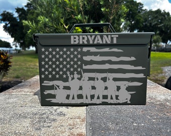Personalized Laser Engraved Ammo Can: Custom Steel Box Gift
