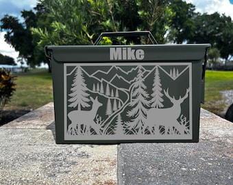Personalized Laser Engraved Ammo Can: Custom Steel Box Gift