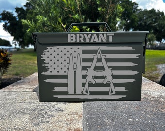 Personalized Laser Engraved Ammo Can: Custom Steel Box Gift