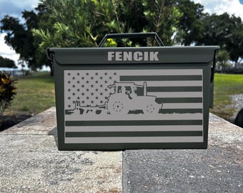 Personalized Laser Engraved Ammo Can: Custom Steel Box Gift
