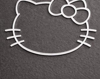 Kitty Charcuterie Acrylic Router Template | 1/4" Acrylic Routing Jig | Food Board Template | Woodworking Router Guide