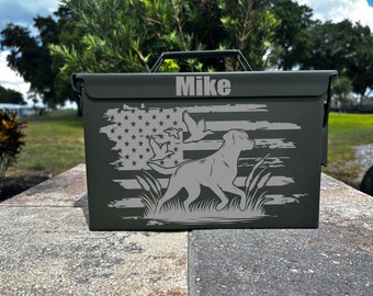 Personalized Laser Engraved Ammo Can: Custom Steel Box Gift