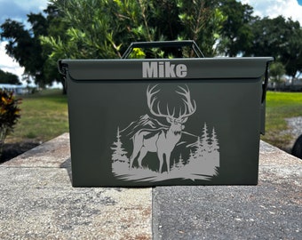 Personalized Laser Engraved Ammo Can: Custom Steel Box Gift
