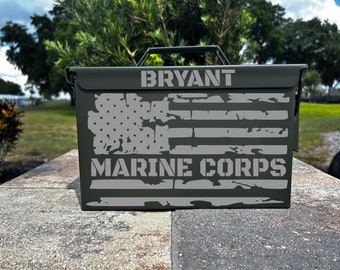 Personalized Laser Engraved Ammo Can: Custom Steel Box Gift