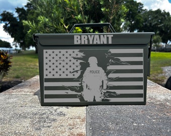 Personalized Laser Engraved Ammo Can: Custom Steel Box Gift