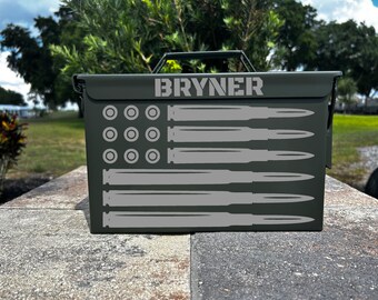 Personalized Laser Engraved Ammo Can: Custom Steel Box Gift