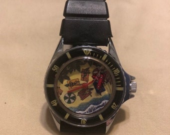 Out of Time Watch/ Vintage Watch/ Manual Wind Watch/ Beach Scene Watch/