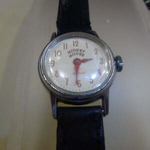Vintage US Time Mickey Mouse Watch/vintage Ingersoll Mickey Mouse Watch/ Vintage Mickey Mouse/Manual Mickey Mouse Watch/ Mickey Mouse Watch