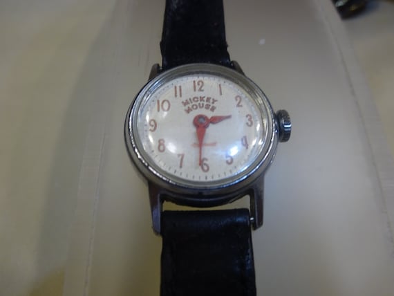 Vintage US Time Mickey Mouse Watch/vintage Ingerso