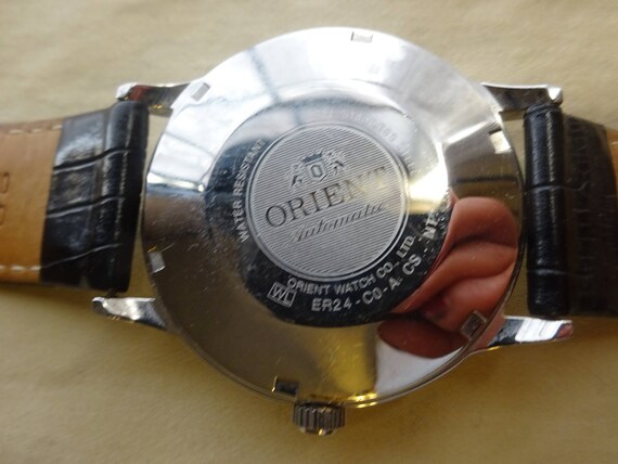 Orient Mens Automatic Watch/ Vintage Orient Watch… - image 6