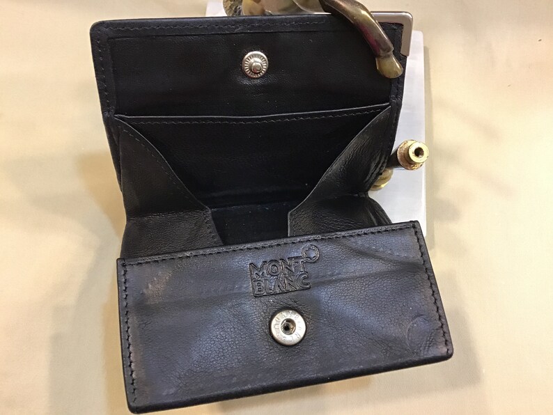 Mont Blanc Change Purse Mont Blanc Coin Wallet Mont Blanc Wallet