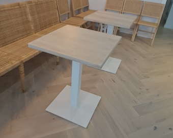 24" by 24" Tabletop in White Oak Wood