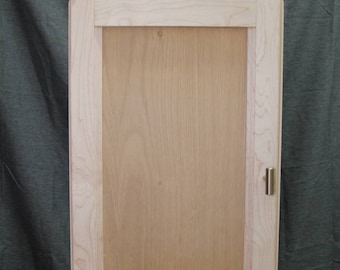 Personal Cabinet Made of Solid White Oak & Maple Wood
