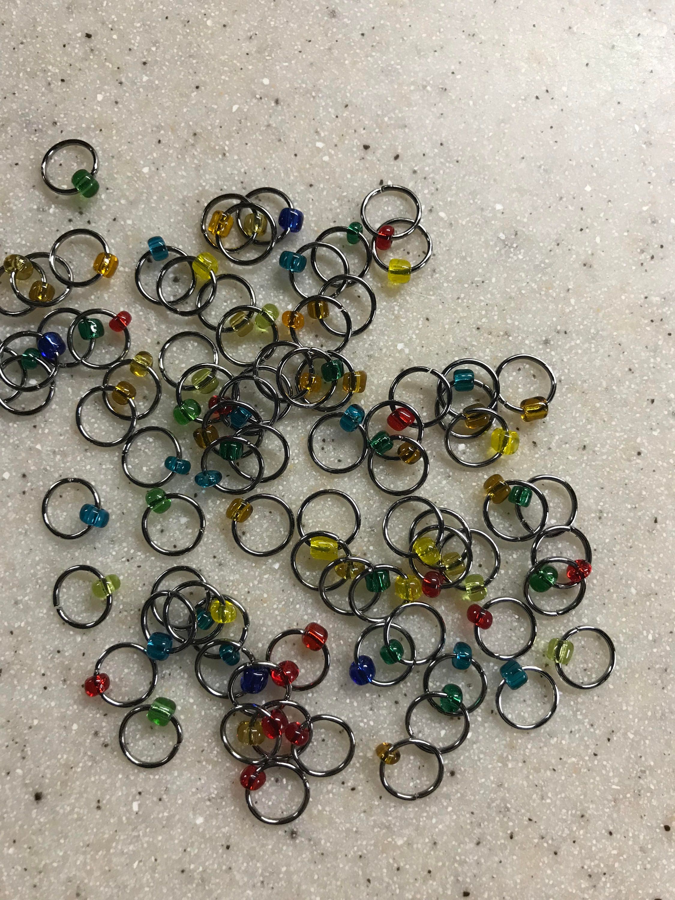 Handmade Round O Ring Stitch Markers for Knitting Choose Etsy