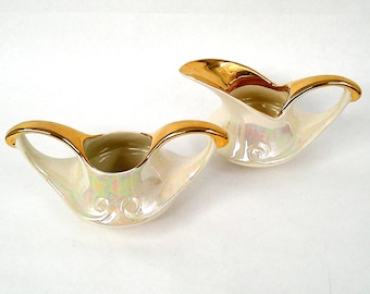 Pearl China Iridescent 22K Creamer Sugar, MCM