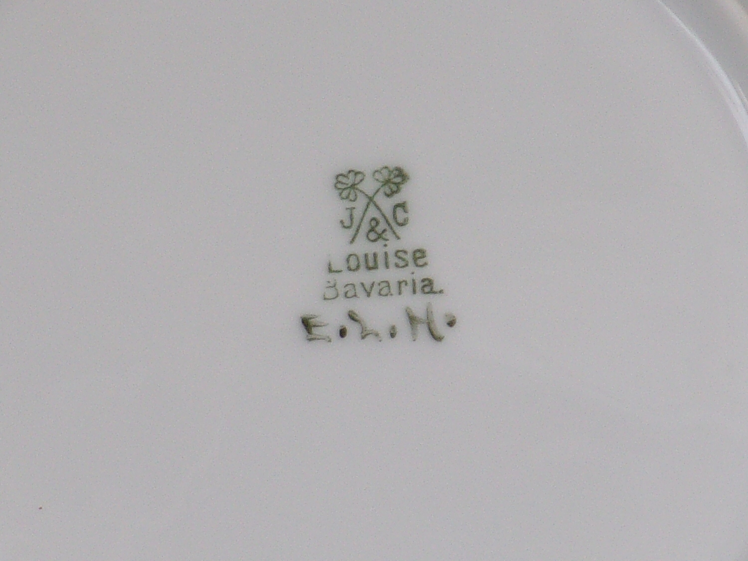 4 Hand Painted Porcelain Plates Vintage From the Etsy