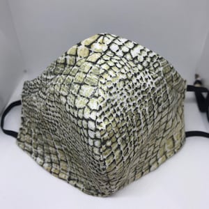 Snakeskin Print Mask