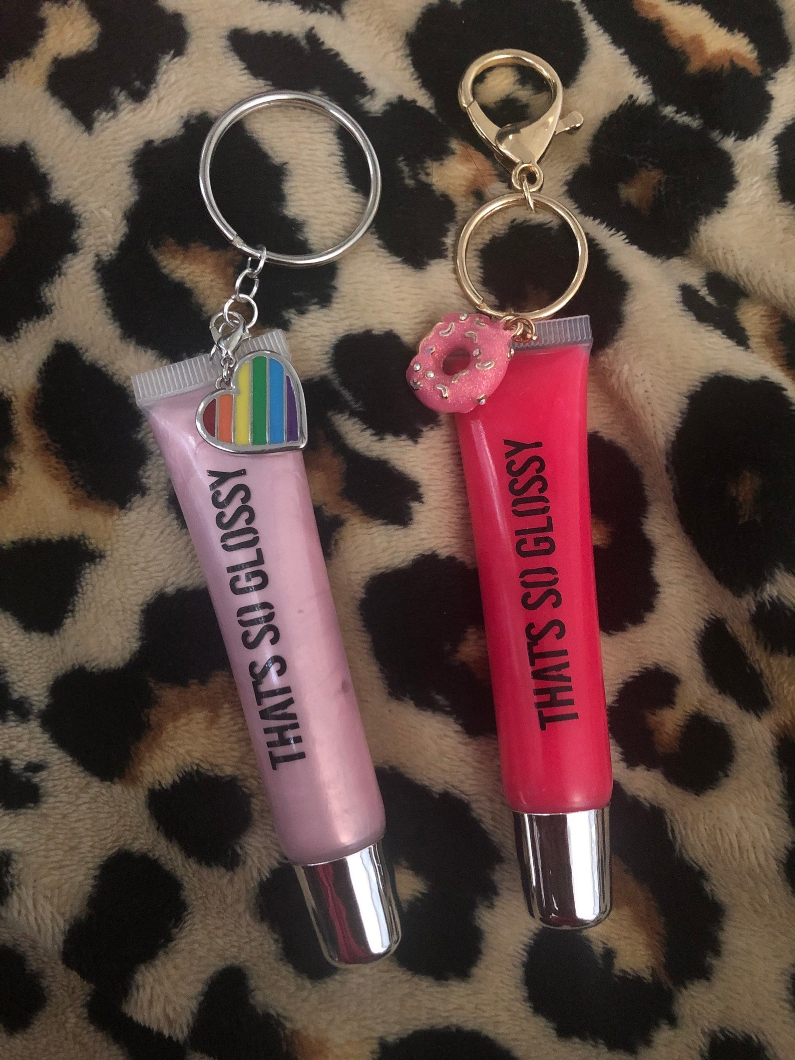 Lip Gloss Keychains Etsy