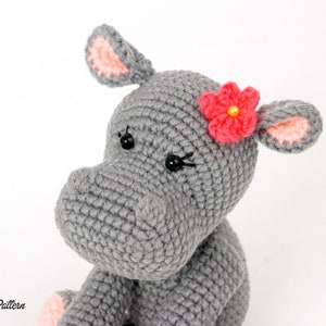 Hippo Twins crochet PATTERN, DIY amigurumi hippo stuffed animal tutorial, Safari crochet animal. PDF file English image 5