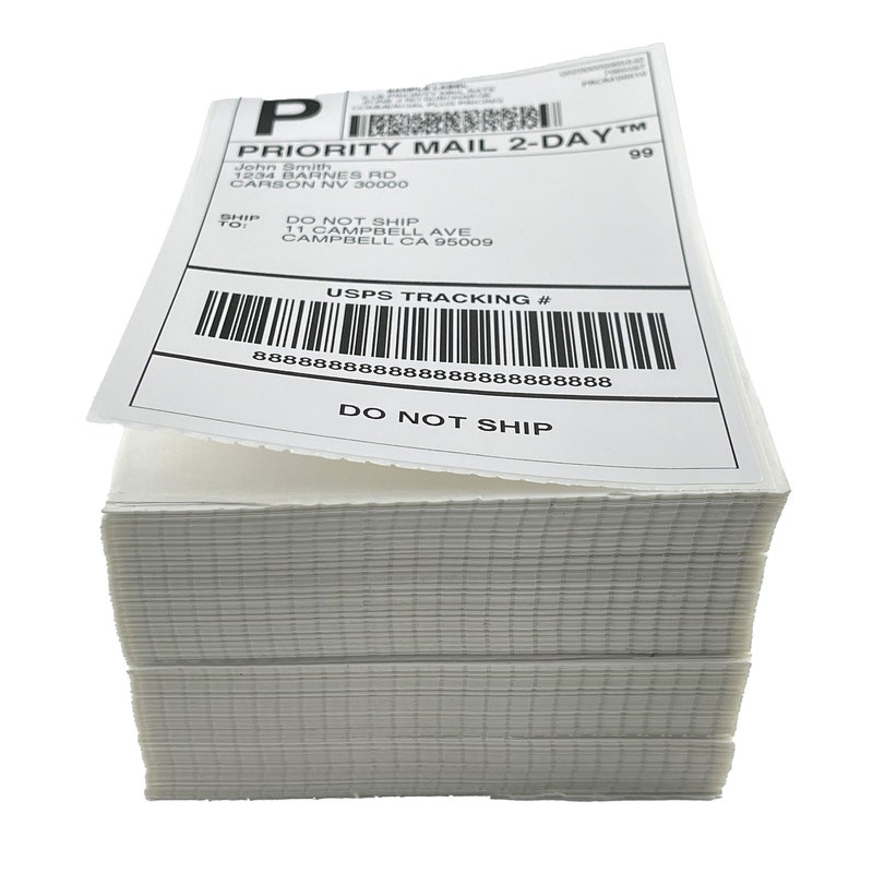 Rollo Label Template - Etsy