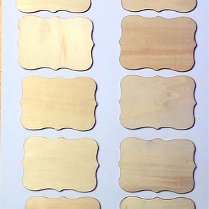 Wood Cutout Squares - 2.25 Inch - Unfinished Wood - Lot of 20 - Wood Blank  Craft Projects - DIY - Make Your Own Ornaments