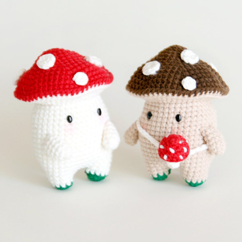 crochet pattern-Mushroom guyPDF/ENG/KOR image 1