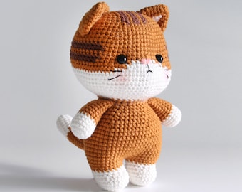 crochet pattern-The cat-darkyellow(PDF/ENG/KOR)