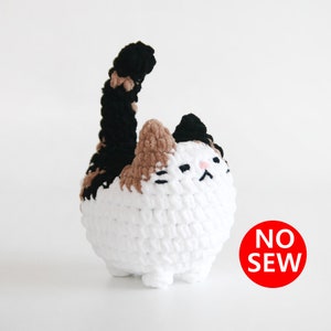 crochet pattern-No Sew Cat(PDF/ENG/KOR)
