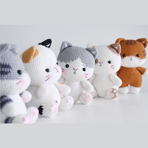 crochet pattern-5in1-The cats(PDF/ENG/KOR)