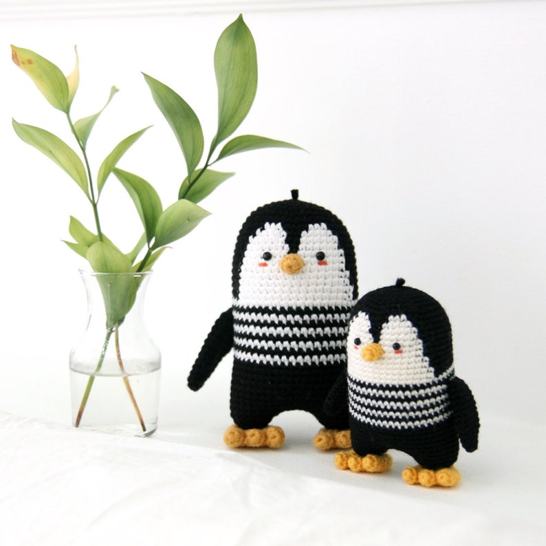 crochet pattern-5in1/frog/penguin/seagull/otter/hippoPDF/ENG image 5