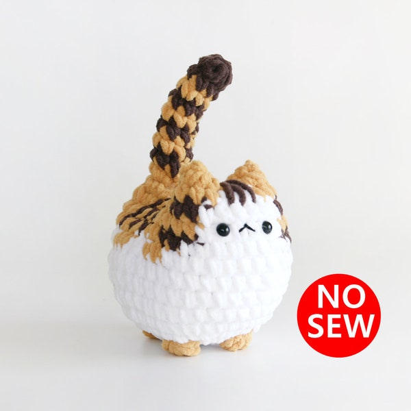 crochet pattern-No Sew Cat(PDF/ENG/KOR)