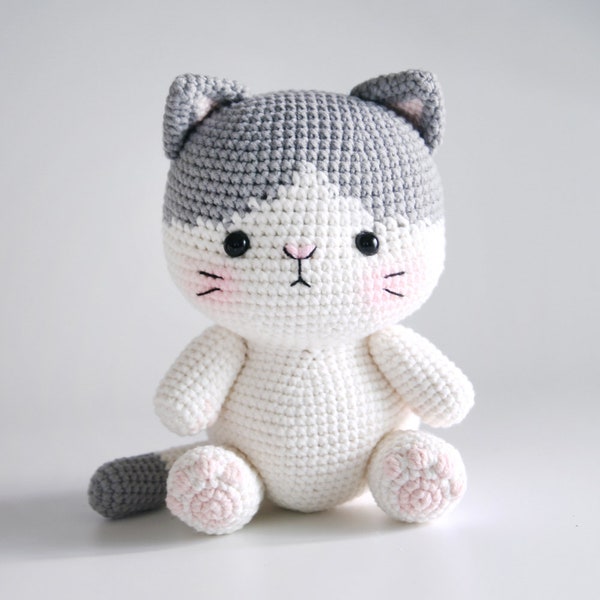 patron au crochet-Le chat-Gris(PDF/ENG/KOR)