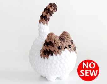 crochet pattern-No Sew Cat(PDF/ENG/KOR)