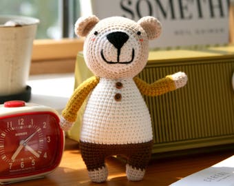 crochet pattern-The little bear Tommy(PDF/ENG)