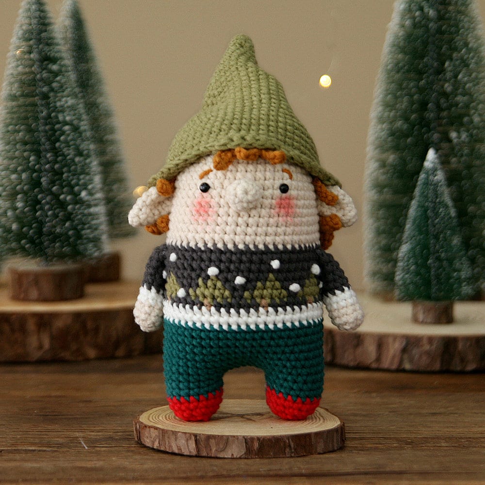 crochet pattern-Elf crochet pattern(PDF/ENG)