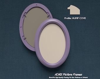 Oval Picture Frame - Hump Cove Profile - 1.25 Wide Frame