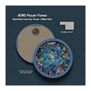 ACMS Round Puzzle Frame - FLAT Profile