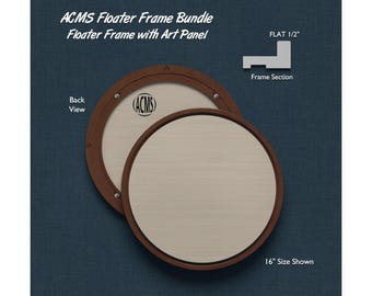 ACMS Round Floater Frame and Art Panel Bundle