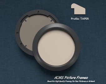 Round Picture Frame - Taper Profile - 1.25 Wide Frame