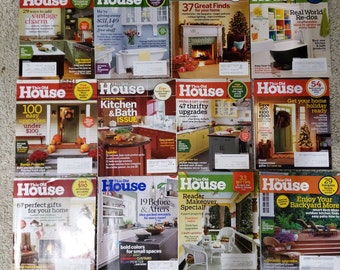 12 this old House magazine DIY