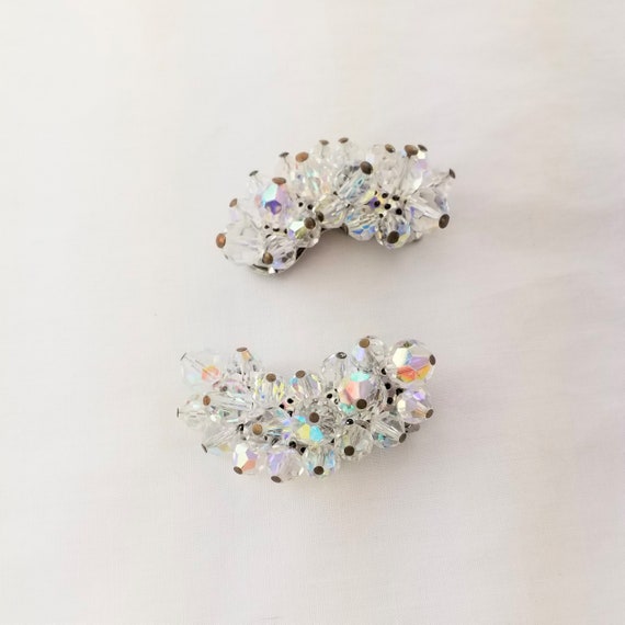 SARAH COVENTRY Sparkling Clear Rhinestone Earrings Item K # 3318