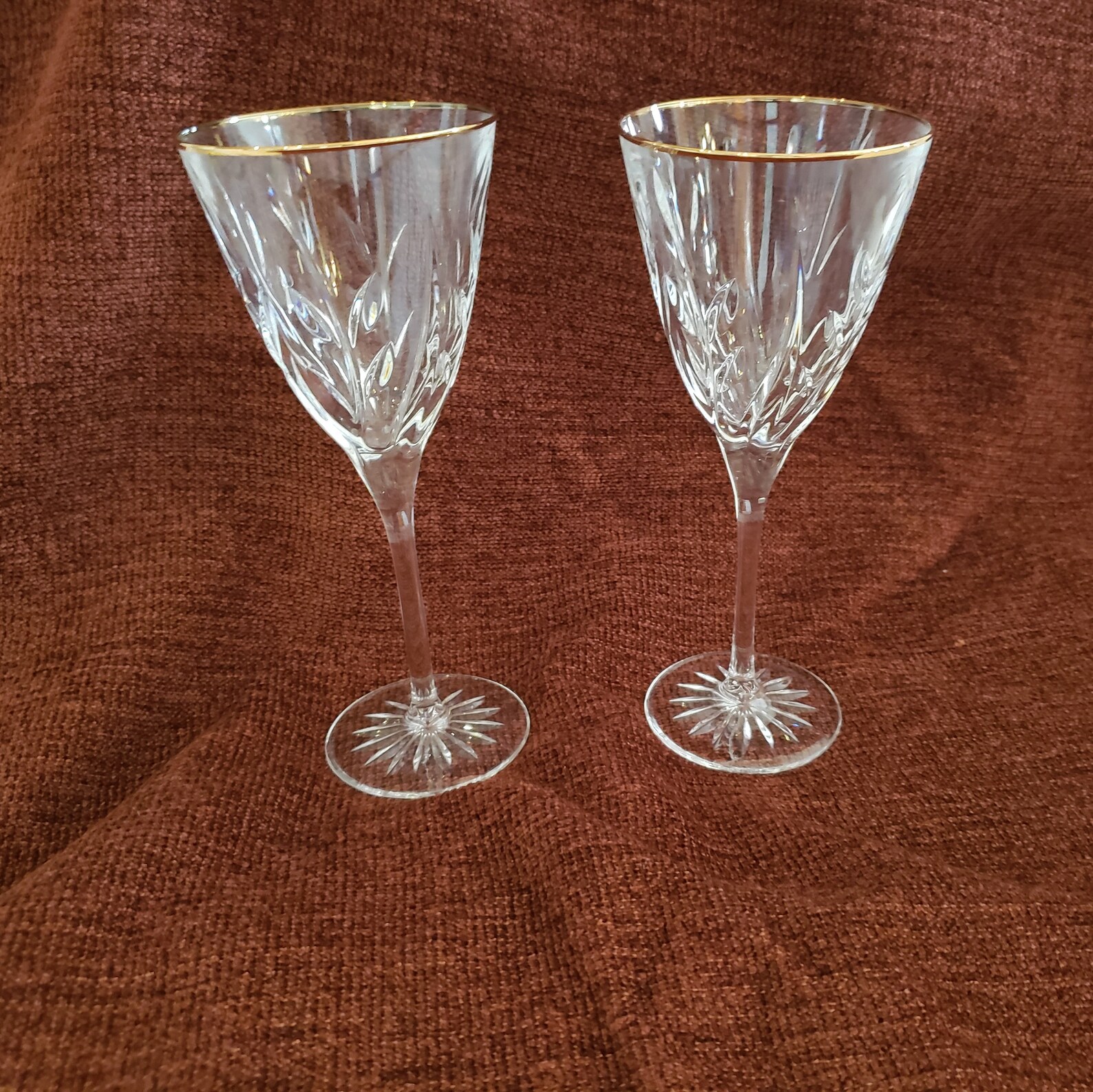 Mikasa Crystal Wine Glasses Vintage - 5qauhxi