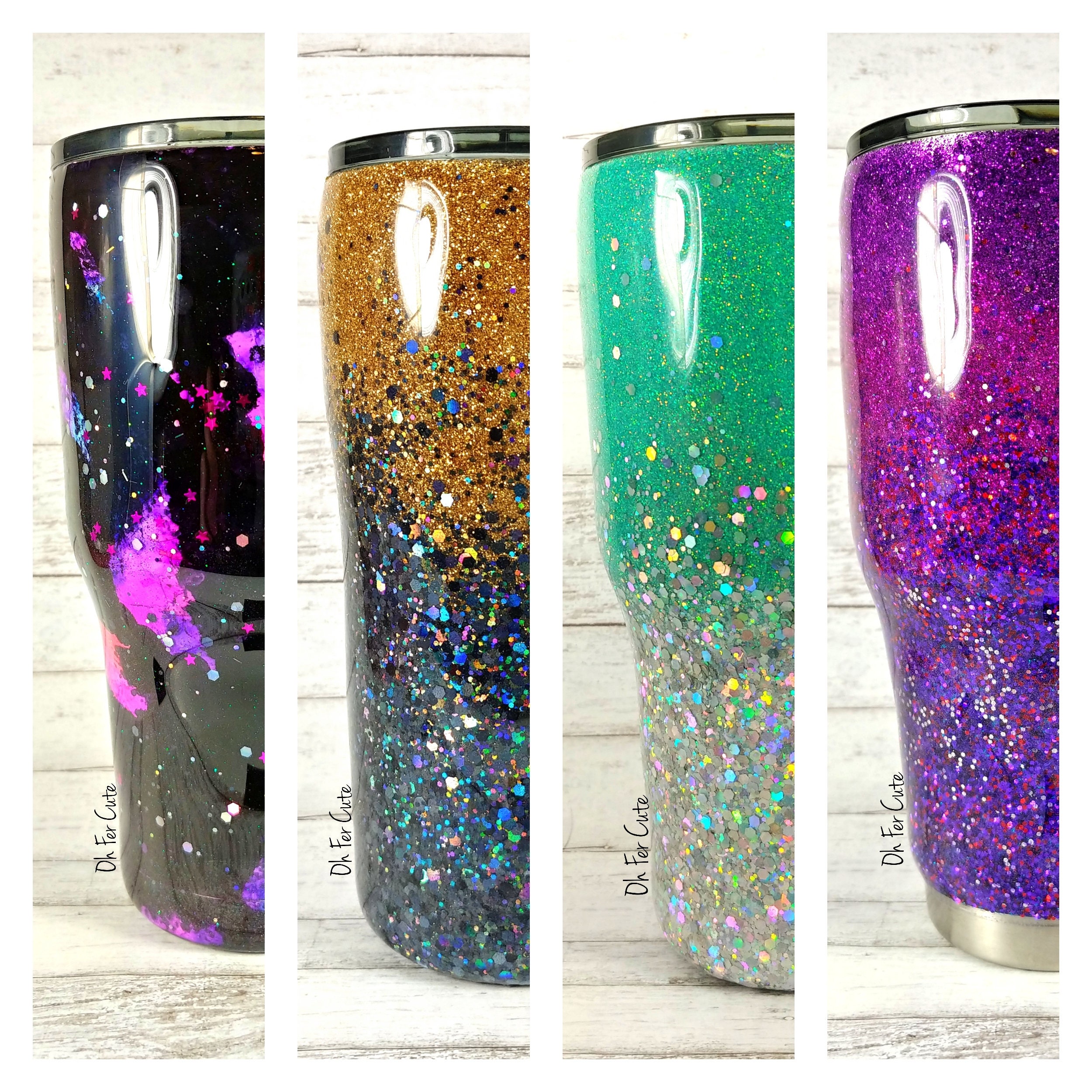 glitter stanley tumbler